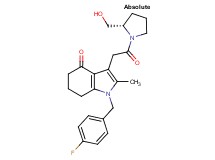 1-(4-fluorobenzyl)-3-{2-[(2S)-2-(hydroxymethyl)-1-pyrrolidinyl]-2-oxoethyl}-2-methyl-1,5,6,7-tetrahydro-4H-indol-4-one