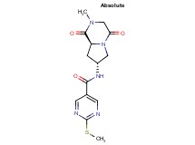 N-[(7R,8aS)-2-methyl-1,4-dioxooctahydropyrrolo[1,2-a]pyrazin-7-yl]-2-(methylthio)pyrimidine-5-carboxamide