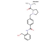 (2S)-1-[4-({[2-(hydroxymethyl)phenyl]amino}carbonyl)benzyl]-N,N-dimethylpyrrolidine-2-carboxamide