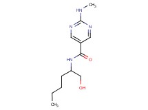 N-[1-(hydroxymethyl)pentyl]-2-(methylamino)pyrimidine-5-carboxamide
