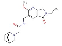 2-[(1S*,4R*)-2-azabicyclo[2.2.1]hept-2-yl]-N-[(6-ethyl-2-methoxy-5-oxo-6,7-dihydro-5H-pyrrolo[3,4-b]pyridin-3-yl)methyl]acetamide