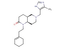 (4aS*,8aR*)-1-(2-cyclohex-1-en-1-ylethyl)-6-[(4-methyl-1H-imidazol-5-yl)methyl]octahydro-1,6-naphthyridin-2(1H)-one
