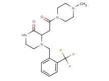 3-[2-(4-methyl-1-piperazinyl)-2-oxoethyl]-4-[2-(trifluoromethyl)benzyl]-2-piperazinone