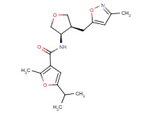 5-isopropyl-2-methyl-N-{(3R*,4S*)-4-[(3-methylisoxazol-5-yl)methyl]tetrahydrofuran-3-yl}-3-furamide