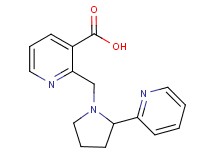 2-[(2-pyridin-2-ylpyrrolidin-1-yl)methyl]nicotinic acid