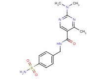 N-[4-(aminosulfonyl)benzyl]-2-(dimethylamino)-4-methyl-5-pyrimidinecarboxamide