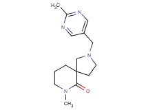 7-methyl-2-[(2-methyl-5-pyrimidinyl)methyl]-2,7-diazaspiro[4.5]decan-6-one