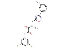 N'-(3,5-difluorophenyl)-N-methyl-N-{[3-(3-methylphenyl)-1,2,4-oxadiazol-5-yl]methyl}ethanediamide