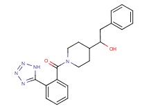 2-phenyl-1-{1-[2-(1H-tetrazol-5-yl)benzoyl]-4-piperidinyl}ethanol
