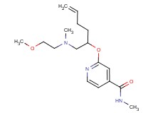 2-[(1-{[(2-methoxyethyl)(methyl)amino]methyl}pent-4-en-1-yl)oxy]-N-methylisonicotinamide