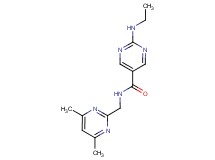 N-[(4,6-dimethyl-2-pyrimidinyl)methyl]-2-(ethylamino)-5-pyrimidinecarboxamide