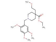 ethyl 4-(2-methoxyethyl)-1-(2,4,5-trimethoxybenzyl)-4-piperidinecarboxylate