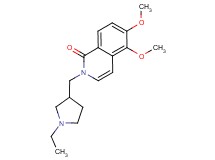 2-[(1-ethylpyrrolidin-3-yl)methyl]-5,6-dimethoxyisoquinolin-1(2H)-one
