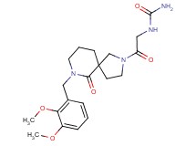 N-{2-[7-(2,3-dimethoxybenzyl)-6-oxo-2,7-diazaspiro[4.5]dec-2-yl]-2-oxoethyl}urea