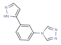 4-[3-(1H-pyrazol-5-yl)phenyl]-4H-1,2,4-triazole