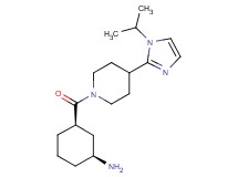 (rel-(1S,3R)-3-{[4-(1-isopropyl-1H-imidazol-2-yl)-1-piperidinyl]carbonyl}cyclohexyl)amine dihydrochloride