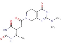 5-{2-[2-(dimethylamino)-4-oxo-4,5,6,8-tetrahydropyrido[3,4-d]pyrimidin-7(3H)-yl]-2-oxoethyl}-6-methylpyrimidine-2,4(1H,3H)-dione