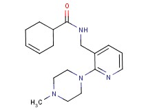 N-{[2-(4-methyl-1-piperazinyl)-3-pyridinyl]methyl}-3-cyclohexene-1-carboxamide