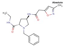 (4R)-1-benzyl-N-ethyl-4-{[(3-methylisoxazol-5-yl)acetyl]amino}-L-prolinamide