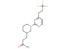 3-{1-[4-(3,3,3-trifluoropropyl)pyrimidin-2-yl]piperidin-3-yl}propanamide