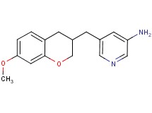 5-[(7-methoxy-3,4-dihydro-2H-chromen-3-yl)methyl]pyridin-3-amine