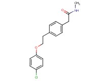 2-{4-[2-(4-chlorophenoxy)ethyl]phenyl}-N-methylacetamide