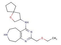 2-(ethoxymethyl)-N-1-oxaspiro[4.4]non-3-yl-6,7,8,9-tetrahydro-5H-pyrimido[4,5-d]azepin-4-amine dihydrochloride