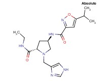 (4R)-N-ethyl-1-(1H-imidazol-4-ylmethyl)-4-{[(5-isopropylisoxazol-3-yl)carbonyl]amino}-L-prolinamide