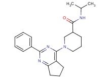 N-isopropyl-1-(2-phenyl-6,7-dihydro-5H-cyclopenta[d]pyrimidin-4-yl)piperidine-3-carboxamide