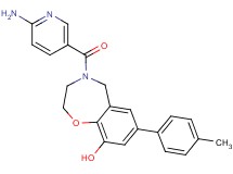 4-[(6-aminopyridin-3-yl)carbonyl]-7-(4-methylphenyl)-2,3,4,5-tetrahydro-1,4-benzoxazepin-9-ol