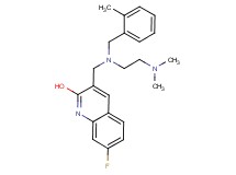 3-{[[2-(dimethylamino)ethyl](2-methylbenzyl)amino]methyl}-7-fluoro-2-quinolinol