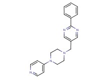 2-phenyl-5-[(4-pyridin-4-ylpiperazin-1-yl)methyl]pyrimidine
