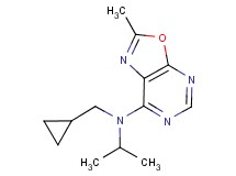N-(cyclopropylmethyl)-N-isopropyl-2-methyl[1,3]oxazolo[5,4-d]pyrimidin-7-amine