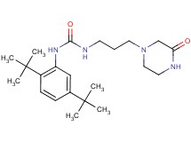 N-(2,5-di-tert-butylphenyl)-N'-[3-(3-oxopiperazin-1-yl)propyl]urea