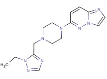 6-{4-[(1-ethyl-1H-1,2,4-triazol-5-yl)methyl]piperazin-1-yl}imidazo[1,2-b]pyridazine