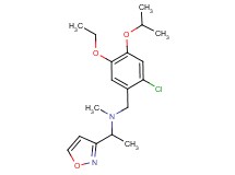 (2-chloro-5-ethoxy-4-isopropoxybenzyl)(1-isoxazol-3-ylethyl)methylamine