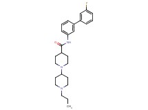 N-(3'-fluoro-3-biphenylyl)-1'-propyl-1,4'-bipiperidine-4-carboxamide