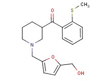 (1-{[5-(hydroxymethyl)-2-furyl]methyl}-3-piperidinyl)[2-(methylthio)phenyl]methanone