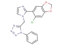 5-{[2-(6-chloro-1,3-benzodioxol-5-yl)-1H-imidazol-1-yl]methyl}-1-phenyl-1H-tetrazole