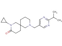 2-cyclopropyl-8-[(2-isopropyl-5-pyrimidinyl)methyl]-2,8-diazaspiro[5.5]undecan-3-one