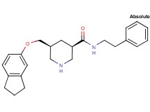 (3R,5S)-5-[(2,3-dihydro-1H-inden-5-yloxy)methyl]-N-(2-phenylethyl)-3-piperidinecarboxamide