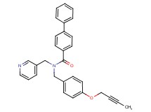 N-[4-(2-butyn-1-yloxy)benzyl]-N-(3-pyridinylmethyl)-4-biphenylcarboxamide