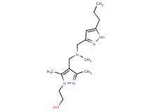 2-[3,5-dimethyl-4-({methyl[(5-propyl-1H-pyrazol-3-yl)methyl]amino}methyl)-1H-pyrazol-1-yl]ethanol