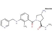(4R)-4-amino-N-methyl-1-{2-methyl-3-[(pyridin-3-ylmethyl)amino]benzoyl}-L-prolinamide