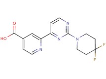 2-[2-(4,4-difluoro-1-piperidinyl)-4-pyrimidinyl]isonicotinic acid hydrochloride