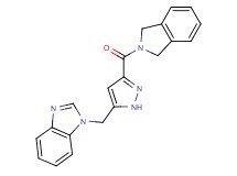 1-{[3-(1,3-dihydro-2H-isoindol-2-ylcarbonyl)-1H-pyrazol-5-yl]methyl}-1H-benzimidazole
