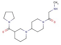 N-methyl-2-oxo-2-[3-(1-pyrrolidinylcarbonyl)-1,4'-bipiperidin-1'-yl]ethanamine dihydrochloride