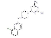 6-{4-[(8-chloroquinolin-2-yl)methyl]piperazin-1-yl}pyrimidine-2,4-diamine