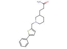 3-{1-[(5-phenyl-2-thienyl)methyl]-3-piperidinyl}propanamide