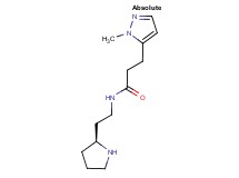 3-(1-methyl-1H-pyrazol-5-yl)-N-{2-[(2S)-pyrrolidin-2-yl]ethyl}propanamide